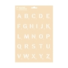 Pochoir A4 - Alphabet Scrabble