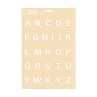 Pochoir A4 - Alphabet Scrabble
