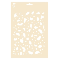 Pochoir motif Terrazzo - A4