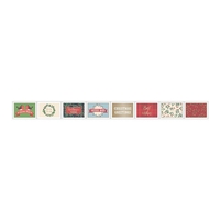Rouleau de 80 timbres autocollants Merry Christmas