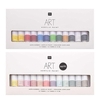Set peinture acrylique - 12 Pastel 12 ml + 12 Basique 12 ml