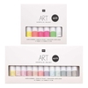 Set peinture acrylique - 12 Pastel 12 ml + 6 Fluo 12 ml