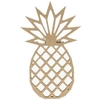 Silhouette en bois MDF origami - Ananas 15 cm