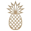 Silhouette en bois MDF origami - Ananas 25 cm