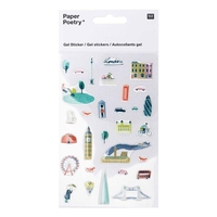 Stickers en gel transparent cities - Londres