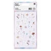 Stickers floraux - Couleurs terre - 80 pi