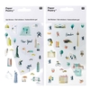 Stickers gel transparent - New-York,  Berlin