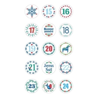 Stickers ronds Calendrier de l
