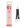 Stylo feutre alimentaire Jaune + Stylo de gla