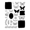 Tampon transparent - Papillons et V