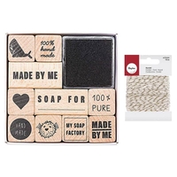 Tampons pour savons 100% authentique + Ficelle dor