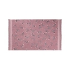 Tapis coton motif jardin anglais Ash - rose - 140 x 210 cm