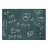 Tapis coton motif maths - 140 x 200