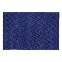 Tapis coton Terre alaska - bleu - 170 x 240