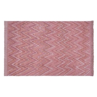 Tapis coton Terre Canyon - rose - 170 x 240