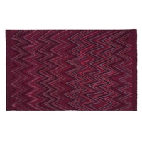 Tapis coton Terre Safari - rouge - 170 x 240