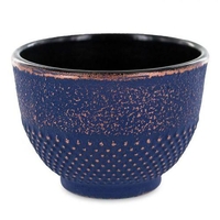 Tasse en fonte bleu et bronze - 0, 15 L