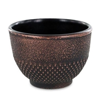 Tasse en fonte noir et bronze - 0, 15 L