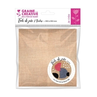 Toile de jute - 350 x 350 mm