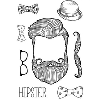 Transfert thermocollant noir & blanc A4 - Hipster
