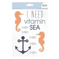 Transfert thermocollant pour textiles - A5 - Fonds marins