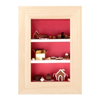Vitrine bois et plexiglas 22 cm