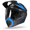 AGV AX9 Antartica Mat Noir Cyan 2XL