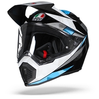 AGV AX9 North Noir Blanc Cyan S