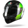 AGV K1 Power Casque Intéral Gunmetal Blanc Vert MS