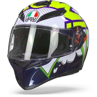 AGV K3 SV Max Vision Bubble Blue White Yellow Fluo ML