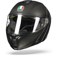AGV Sportmodular Refractive Carbone Argent M