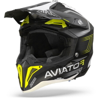 Airoh Aviator 3 Primal Carbon Flat Jaune S