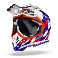 Airoh Aviator ACE Trick Casque Motocross Bleu Brillant S