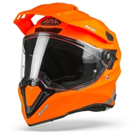 Airoh Commander Color Casque Aventure Orange Fluo Mat S