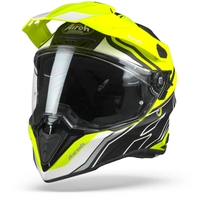 Airoh Commander DUO Casque Aventure Jaune Mat S