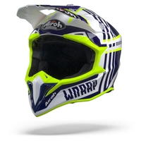Airoh Wraap Broken Casque Intégral Bleu Brillant 2XL