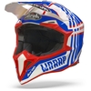 Airoh Wraap Broken Casque Intégral Bleu Rouge Brillant S