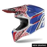 Airoh Wraap Idol Red Blue 2XL