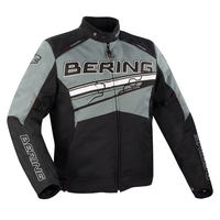 Bering Bario Veste Moto Noir Gris Blanc L