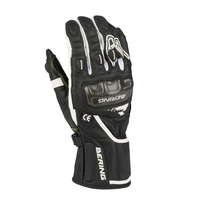 Bering Steel-R Gants Moto Noir Blanc T11