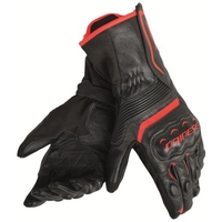 Dainese Assen Gants De Moto Noir Noir Rouge Fluo 3XL