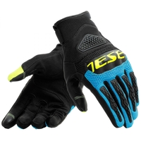 Dainese Bora Gants De Moto Noir Bleu Jaune Fluo XL