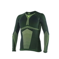 Dainese D-Core Dry Tee LS Sous-Gilet Noir Jaune Fluo