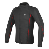 Dainese D-Core No-Wind Thermo Tee LS Black Red