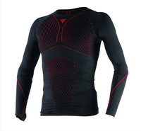 Dainese D-Core Thermo Tee LS Sous-Gilet Noir Rouge XS-S