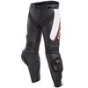 Dainese Delta 3 Pantalon De Moto En Cuir Noir Blanc Rouge 56