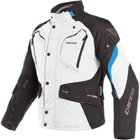 Dainese Dolomiti Veste Gore-Tex Gris Clair Noir Bleu Electron 50