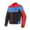 Dainese Elettrica Air Tex Jacket Black Lava Red Light Blue 56