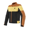 Dainese Elettrica Air Tex Jacket Black Leather Brown Mineral 52