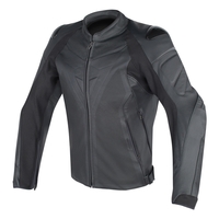 Dainese Fighter Perf Veste En Cuir Noir Noir 56